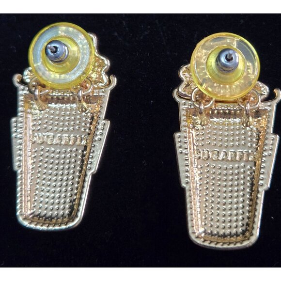 Sugarfix by Baublebar "Heart Warming"  Enamel Earrings - Picture 3 of 5